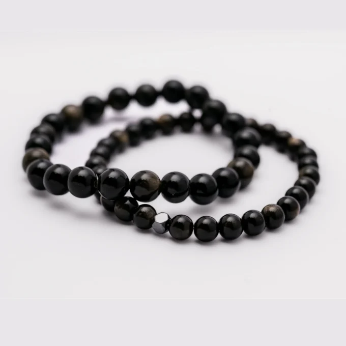 Pulseras de Obsidiana Dorada - Imagen 2