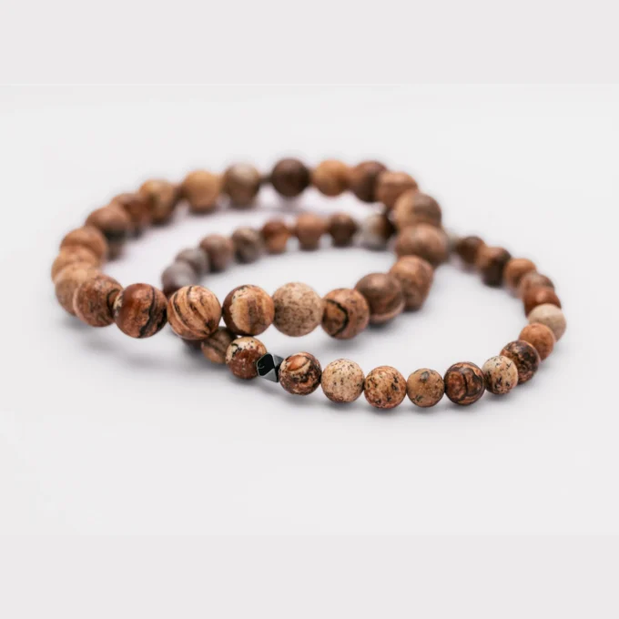 Pulseras de Jaspe madera
