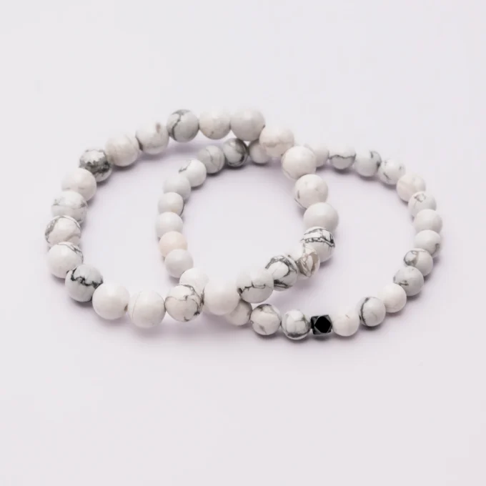 Pulseras de Howlita - Imagen 2