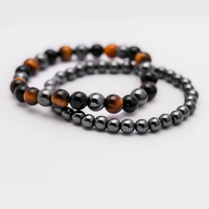 Pulseras de Hematita, Ojo de tigre y Ónix