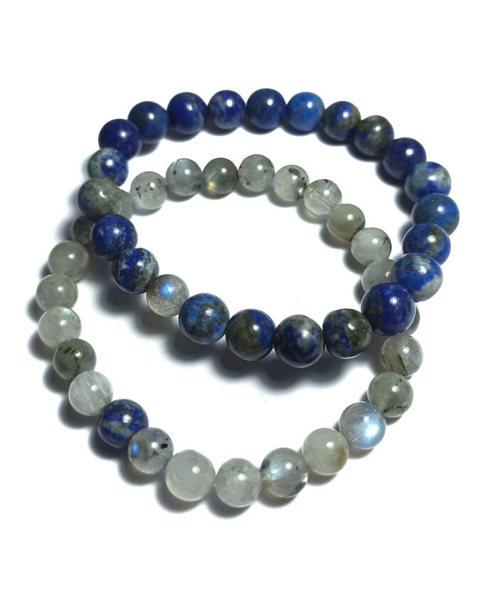 Pulseras de Labradorita y Lapislázuli - Imagen 3