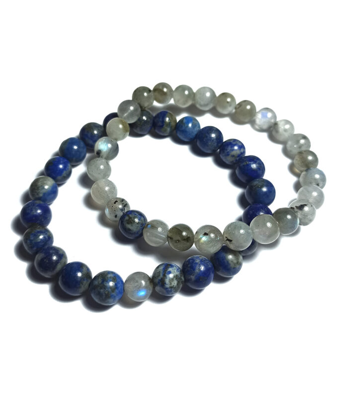 Pulseras de Labradorita y Lapislázuli - Imagen 2