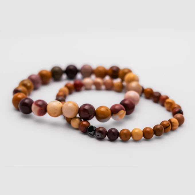 Pulseras de Mokaita natural