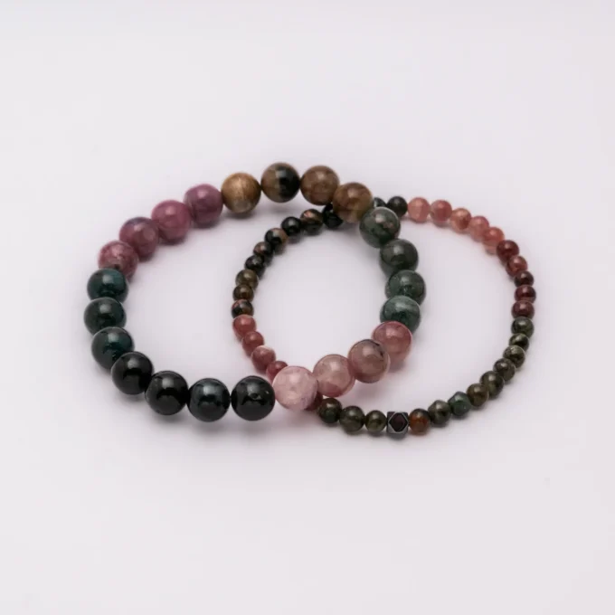 Pulseras de Turmalina sandia