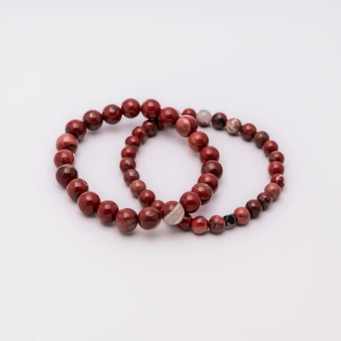 Pulseras de Jaspe Rojo