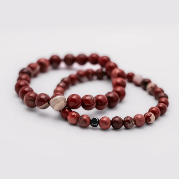 Pulseras de Jaspe Rojo - Imagen 2