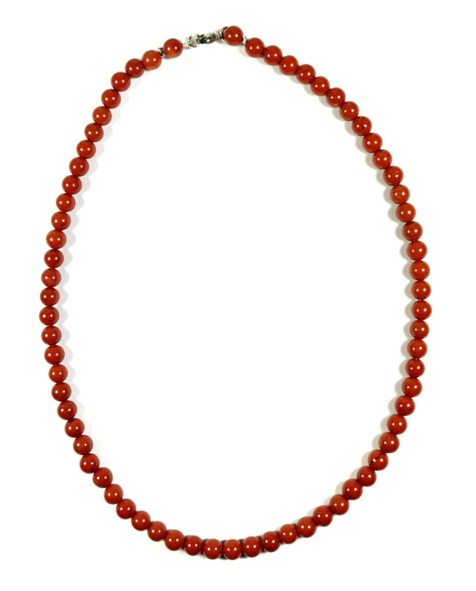 Collar Jaspe rojo