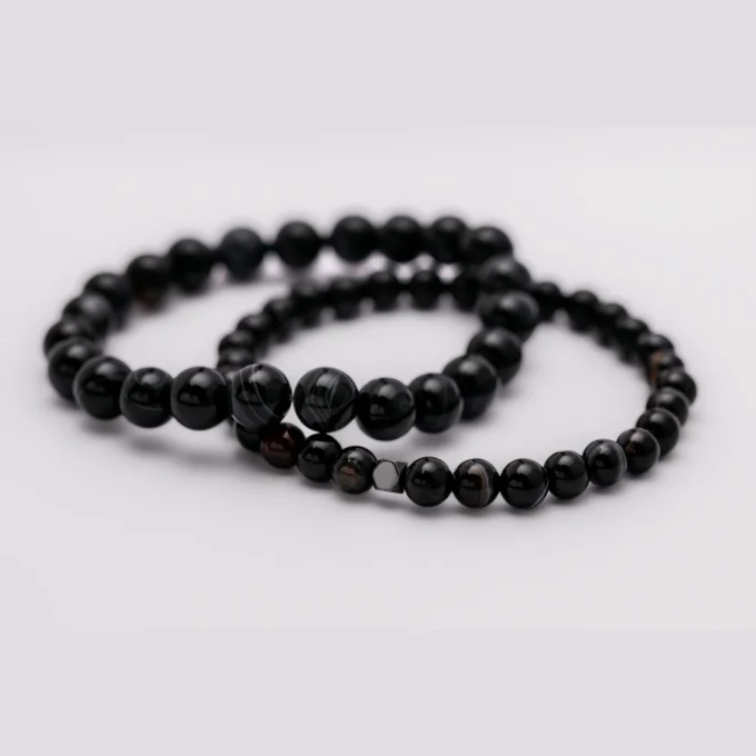 Pulseras de Ágata negra - Imagen 2
