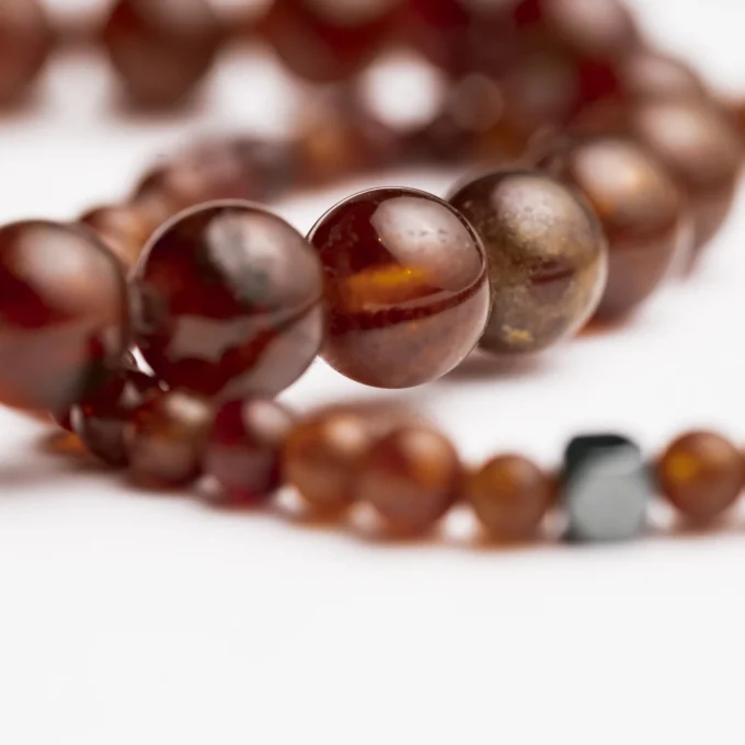 Pulseras de Granate naranja (espesartina)