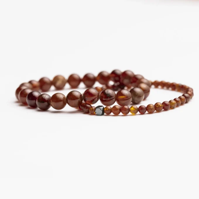 Pulseras de Granate naranja (espesartina) - Imagen 2