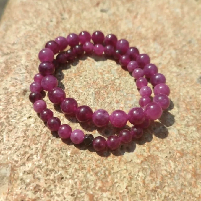 Pulseras de Mica Lepidolita
